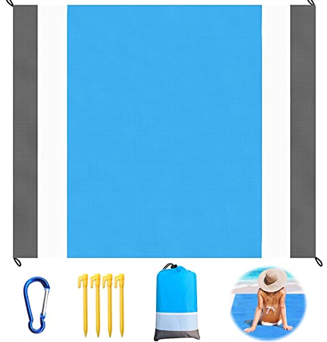 Laufunjoy Picknickdecke, Stranddecke Picknickdecke 200 x 210 cm Strandmatte Sandfrei Wasserdicht Picknickdecke Strandmatte Mit Reißverschlusstaschen für Picknicks, Camping, Strand, Wandern Laufunjoy Picknickdecke, Stranddecke Picknickdecke 200 x 210 cm Strandmatte Sandfrei Wasserdicht Picknickdecke Strandmatte Mit Reißverschlusstaschen für Picknicks, Camping, Strand, Wandern von Laufunjoy