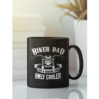 Biker Papa Tasse, Geschenk, Lustige Kaffeetasse, Wie Ein Normaler Nur Cooler, Vatertagsgeschenk, Motorrad Kaffeetasse von LaughablePrintables