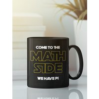 Komm Zur Matheseite, Pi-Becher, Lustiger Nerd-Becher, Dunkle Seite, Wissenschafts-Cup, Wir Haben Pi, Wissenschafts-Nerd-Cup, Mathe-Lehrer-Geschenke von LaughablePrintables