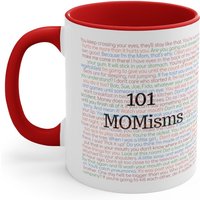 Lustige Mama Tasse, Weisheit Sprüche 101 Momisms Kaffeetasse, Lustiges Geschenk Für Mama, Lustiger Muttertag, Witze von LaughablePrintables