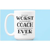 Lustige Trainer-Tasse, Trainer-Geschenke, Schlechtester Trainer Aller Zeiten, Bester Trainer-Anerkennung, Trainer-Teetasse, Trainer-Geschenk von LaughablePrintables