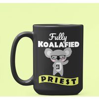 Neue Priester Geschenke, Becher, Voll Koalafied Priester, Abschluss Geschenk, Koala Klerus Geschenk von LaughablePrintables