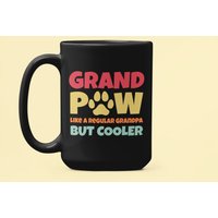 Opa Becher, Grandpaw Geschenk, Lustige Tasse, Geschenke, Hund Tassen, Geschenk Für Opa, Ankündigung Gr von LaughablePrintables