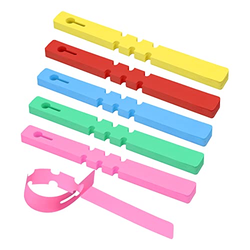 Laughhe 250 Stück Plastik Pflanzenstecker, 6 Farben Pflanzenetiketten zum Beschriften, Schlaufenetiketten Pflanzschilder, Stecketiketten Wetterfest Pflanzschilder für Draussen von Laughhe