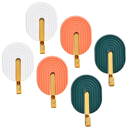 Laughhe Haken Selbstklebende, 6 Stück Bunte Klebehaken Extra Stark Handtuchhalter Ohne Bohren Selbstklebende Kleiderhaken Türhaken, Wasserfest Wandhaken Bademantelhaken für Bad Toilette Küche Laughhe Haken Selbstklebende, 6 Stück Bunte Klebehaken Extra Stark Handtuchhalter Ohne Bohren Selbstklebende Kleiderhaken Türhaken, Wasserfest Wandhaken Bademantelhaken für Bad Toilette Küche von Laughhe