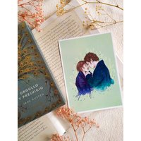 stolz Und Vorurteil Poster von LauilustraTienda