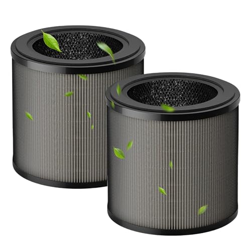 Laukowind Filter für Philips 900 Serie, FY0910 Ersatzfilter für AC0950 und AC0951 Luftreiniger– 3-in-1 HEPA NanoProtect H13 + Aktivkohle + Faserschicht, FY0910/30 (2er-Pack) von Laukowind