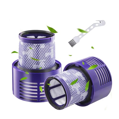 Laukowind 2x Filter für Dyson V10 SV12, Waschbarer Ersatzfilter mit Bürste für Cyclone V10 Serie, V10 Absolute/Animal/Motorhead/Total Clean – Ersetzt #DY-969082-01 Laukowind 2x Filter für Dyson V10 SV12, Waschbarer Ersatzfilter mit Bürste für Cyclone V10 Serie, V10 Absolute/Animal/Motorhead/Total Clean – Ersetzt #DY-969082-01 von Laukowind