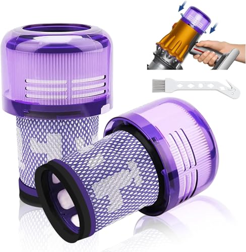 Laukowind 2 Stück Filters für Dyson V12, Washable Ersatzfilter für Dyson V12 Detect Slim Absolute Extra/Total Clean/Fluffy Vacuum Cleaner, Ersetzen Sie # 971517-01 Laukowind 2 Stück Filters für Dyson V12, Washable Ersatzfilter für Dyson V12 Detect Slim Absolute Extra/Total Clean/Fluffy Vacuum Cleaner, Ersetzen Sie # 971517-01 von Laukowind