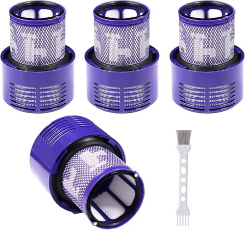 Laukowind 4x Filter für Dyson V10 SV12, Waschbarer Ersatzfilter mit Bürste für Cyclone V10 Serie, V10 Absolute/Animal/Motorhead/Total Clean – Ersetzt #DY-969082-01 Laukowind 4x Filter für Dyson V10 SV12, Waschbarer Ersatzfilter mit Bürste für Cyclone V10 Serie, V10 Absolute/Animal/Motorhead/Total Clean – Ersetzt #DY-969082-01 von Laukowind