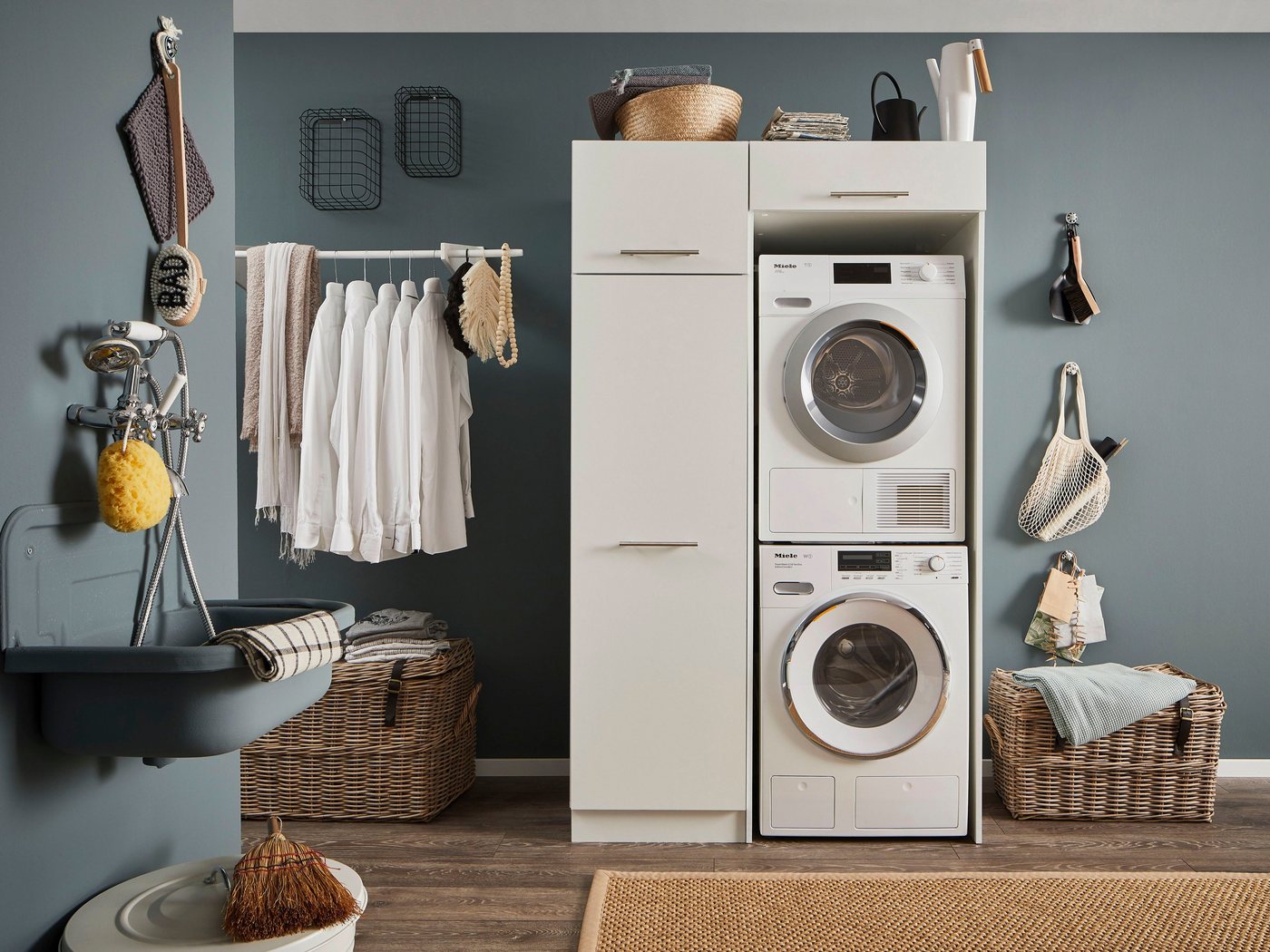 Laundreezy Mehrzweckschrank-Set LAUNDREEZY LDLK2, Breite 117,5 cm Laundreezy Mehrzweckschrank-Set LAUNDREEZY LDLK2, Breite 117,5 cm von Laundreezy