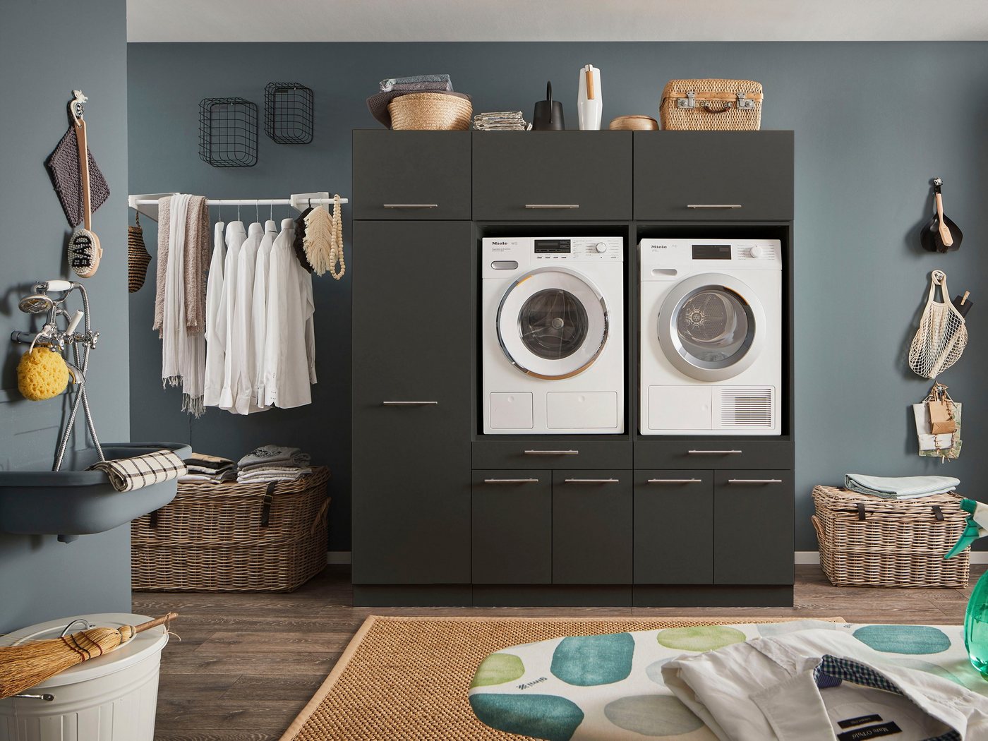 Laundreezy Mehrzweckschrank-Set LAUNDREEZY LDSK13, Breite 185 cm Laundreezy Mehrzweckschrank-Set LAUNDREEZY LDSK13, Breite 185 cm von Laundreezy