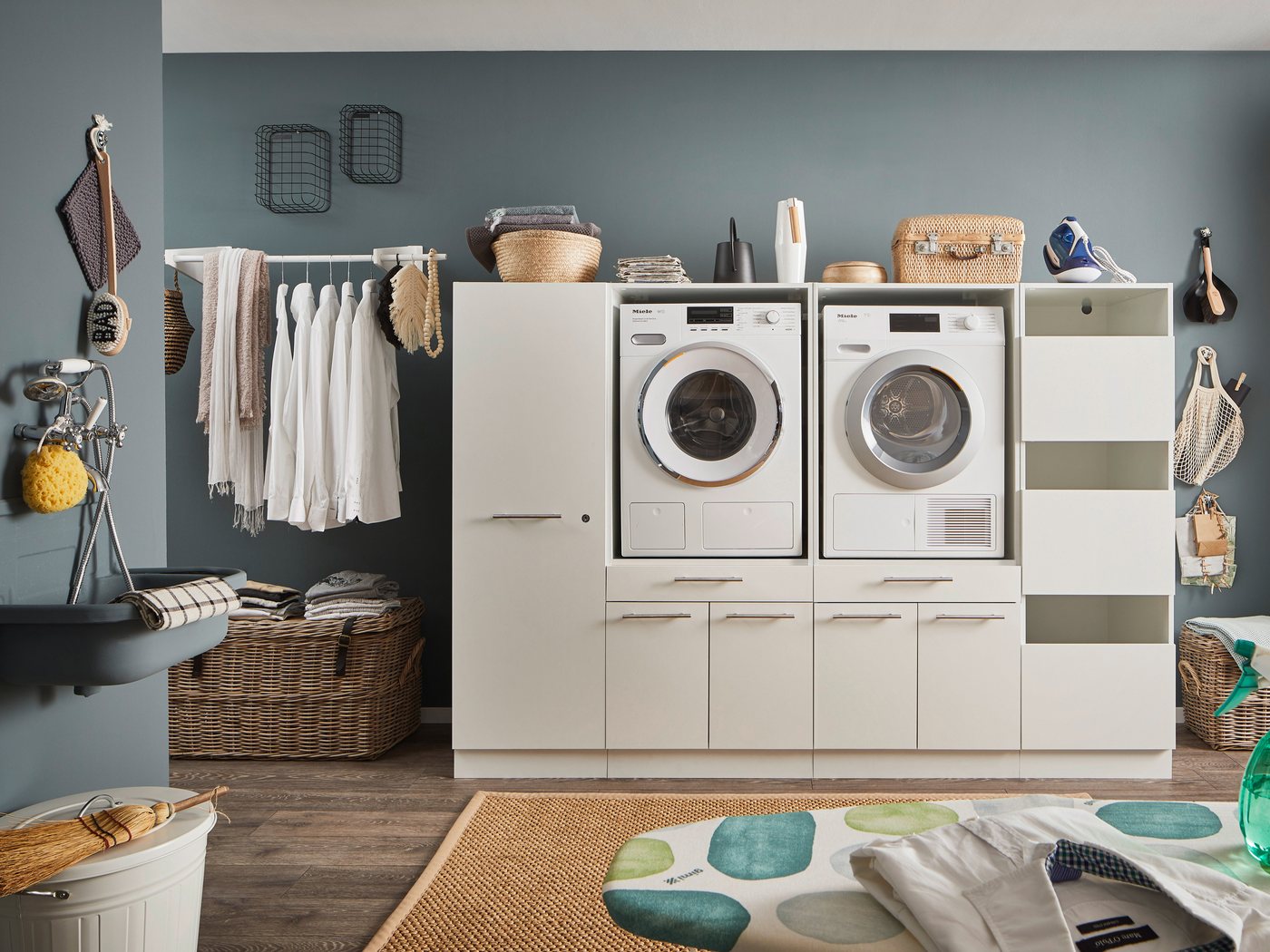 Laundreezy Mehrzweckschrank-Set LAUNDREEZY LDSK14, Breite 235 cm Laundreezy Mehrzweckschrank-Set LAUNDREEZY LDSK14, Breite 235 cm von Laundreezy