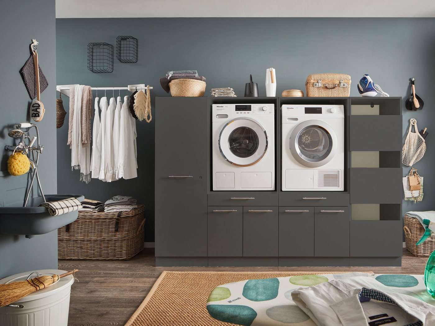 Laundreezy Mehrzweckschrank-Set LAUNDREEZY LDSK14, Breite 235 cm Laundreezy Mehrzweckschrank-Set LAUNDREEZY LDSK14, Breite 235 cm von Laundreezy