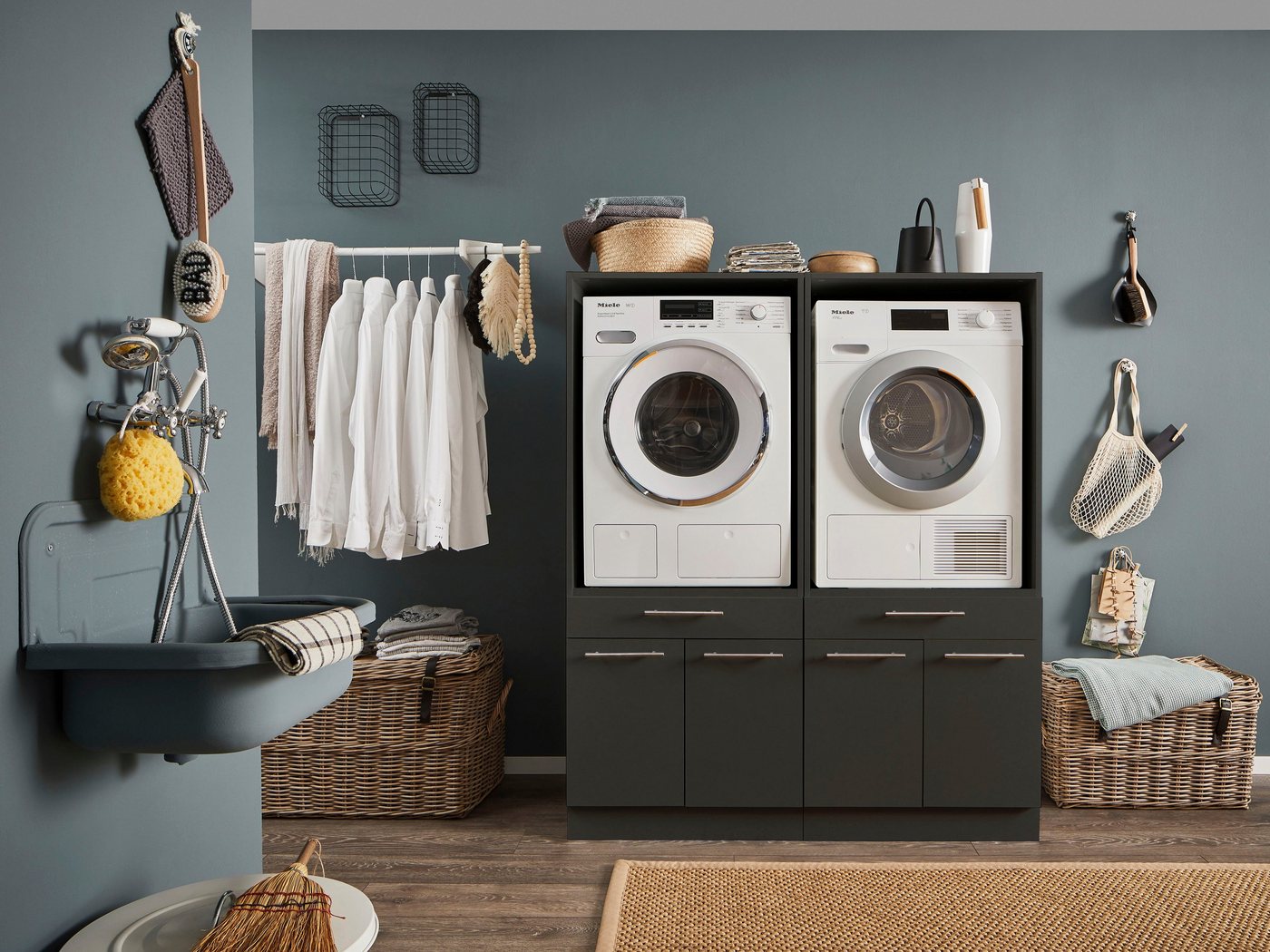 Laundreezy Mehrzweckschrank-Set LAUNDREEZY LDSK2, Breite 135 cm Laundreezy Mehrzweckschrank-Set LAUNDREEZY LDSK2, Breite 135 cm von Laundreezy