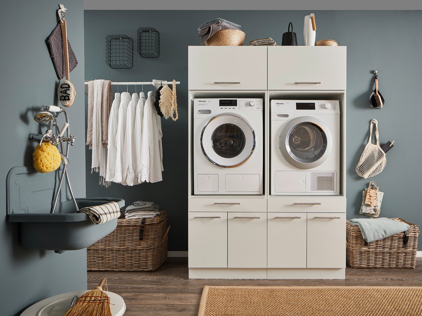 Laundreezy Mehrzweckschrank-Set LAUNDREEZY LDSK3, Breite 135 cm Laundreezy Mehrzweckschrank-Set LAUNDREEZY LDSK3, Breite 135 cm von Laundreezy