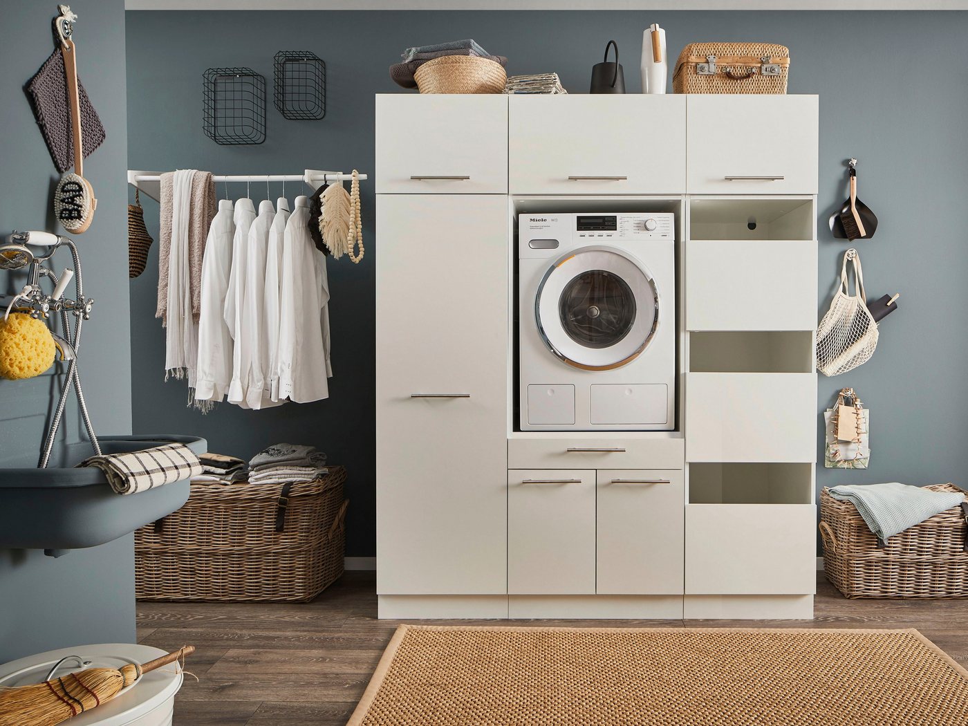 Laundreezy Mehrzweckschrank-Set LAUNDREEZY LDSK9, Breite 167,5 cm Laundreezy Mehrzweckschrank-Set LAUNDREEZY LDSK9, Breite 167,5 cm von Laundreezy