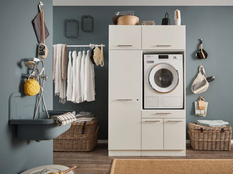 Laundreezy Mehrzweckschrank-Set LAUNDREEZY LDSK7, Breite 117,5 cm von Laundreezy