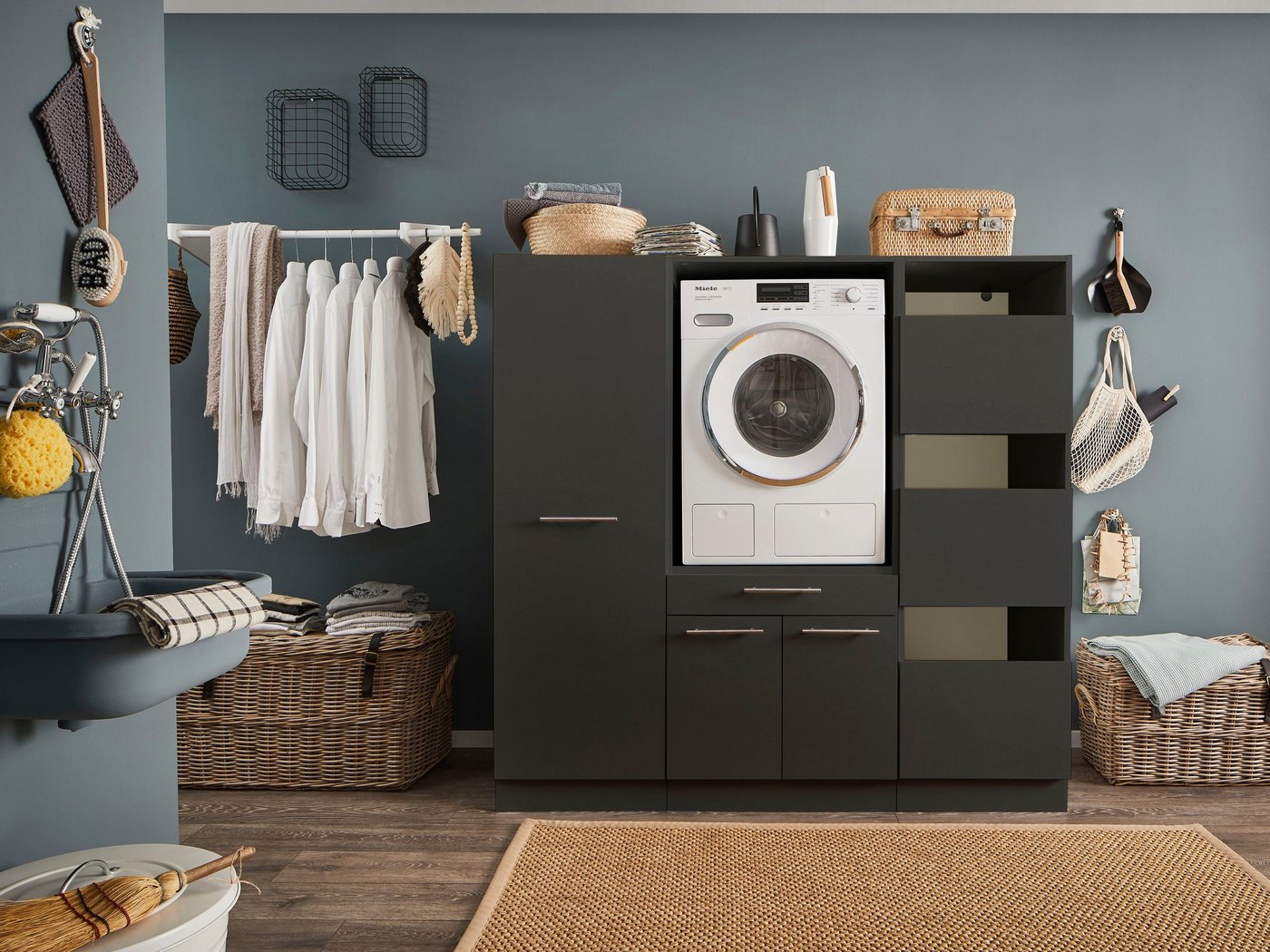 Laundreezy Mehrzweckschrank-Set LAUNDREEZY LDSK8, Breite 167,5 cm Laundreezy Mehrzweckschrank-Set LAUNDREEZY LDSK8, Breite 167,5 cm von Laundreezy