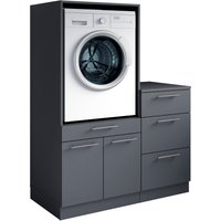 Laundreezy Mehrzweckschrank-Set "Laundreezy, 2-tlg. Mehrzweckschrank-Set B/H/T 118/162/68 cm" 2 Stk. tlg. von Laundreezy