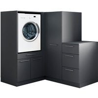 Laundreezy Mehrzweckschrank-Set "Laundreezy, 3-tlg. Mehrzweckschrank-Set B/H/T 150/162/68 cm" 3 Stk. tlg. von Laundreezy