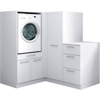 Laundreezy Mehrzweckschrank-Set "Laundreezy, 3-tlg. Mehrzweckschrank-Set B/H/T 150/162/68 cm" 3 Stk. tlg. von Laundreezy
