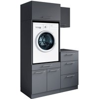 Laundreezy Mehrzweckschrank-Set "Laundreezy, 4-tlg. Mehrzweckschrank-Set B/H/T 118/200/68 cm" 4 Stk. tlg. von Laundreezy