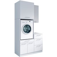 Laundreezy Mehrzweckschrank-Set "Laundreezy, 4-tlg. Mehrzweckschrank-Set B/H/T 118/238/68 cm" 4 Stk. tlg. von Laundreezy