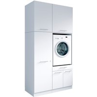 Laundreezy Mehrzweckschrank-Set "Laundreezy, 4-tlg. Mehrzweckschrank-Set B/H/T 118/238/68 cm" 4 Stk. tlg. von Laundreezy