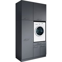 Laundreezy Mehrzweckschrank-Set "Laundreezy, 4-tlg. Mehrzweckschrank-Set B/H/T 118/238/68 cm" 4 Stk. tlg. von Laundreezy