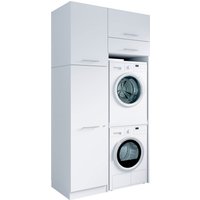 Laundreezy Mehrzweckschrank-Set "Laundreezy, 4-tlg. Mehrzweckschrank-Set B/H/T 118/238/68 cm" 4 Stk. tlg. von Laundreezy