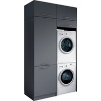 Laundreezy Mehrzweckschrank-Set "Laundreezy, 4-tlg. Mehrzweckschrank-Set B/H/T 128/238/68 cm" 4 Stk. tlg. von Laundreezy