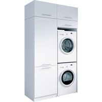 Laundreezy Mehrzweckschrank-Set "Laundreezy, 4-tlg. Mehrzweckschrank-Set B/H/T 128/238/68 cm" 4 Stk. tlg. von Laundreezy
