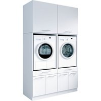 Laundreezy Mehrzweckschrank-Set "Laundreezy, 4-tlg. Mehrzweckschrank-Set B/H/T 135/238/68 cm" 4 Stk. tlg. von Laundreezy