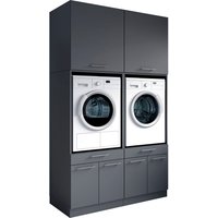 Laundreezy Mehrzweckschrank-Set "Laundreezy, 4-tlg. Mehrzweckschrank-Set B/H/T 135/238/68 cm" 4 Stk. tlg. von Laundreezy