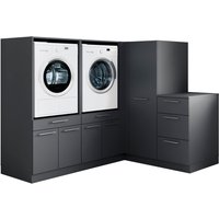 Laundreezy Mehrzweckschrank-Set "Laundreezy, 4-tlg. Mehrzweckschrank-Set B/H/T 203/162/68 cm" 4 Stk. tlg. von Laundreezy