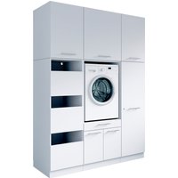 Laundreezy Mehrzweckschrank-Set "Laundreezy, 6-tlg. Mehrzweckschrank-Set B/H/T 168/238/68 cm" 6 Stk. tlg. von Laundreezy