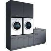 Laundreezy Mehrzweckschrank-Set "Laundreezy, 6-tlg. Mehrzweckschrank-Set B/H/T 238/238/68 cm" 6 Stk. tlg. von Laundreezy