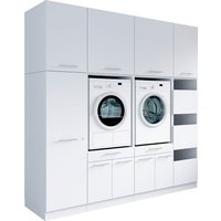 Laundreezy Mehrzweckschrank-Set "Laundreezy, 8-tlg. Mehrzweckschrank-Set B/H/T 235/238/68 cm" 8 Stk. tlg. von Laundreezy