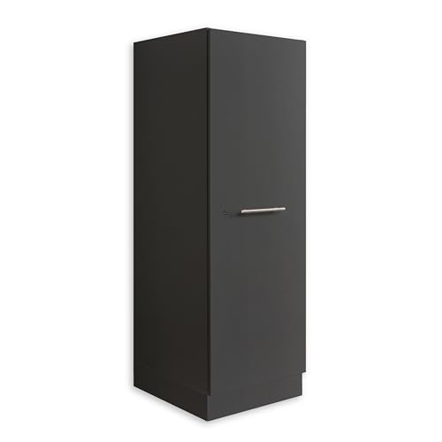 LAUNDREEZY Mehrzweckschrank für Waschküche, Anthrazit - Vielseitiger Allzweckschrank mit viel Stauraum - 50 x 162 x 67,5 cm (B/H/T) von Laundreezy