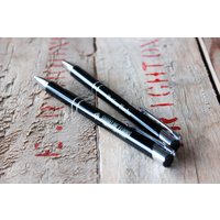Personalisierbarer Gravierter Aluminium Kugelschreiber - Firmengeschenke Individuelles Logo von LaundryRoomShop
