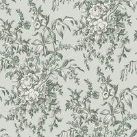 LAURA ASHLEY Vliestapete "Laura Ashley Picardie Sage Vliestapete", geblümt von Laura Ashley