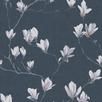 LAURA ASHLEY Vliestapete "Magnolia Grove", gemustert von Laura Ashley