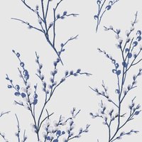 LAURA ASHLEY Vliestapete "Pussy Willow", gemustert von Laura Ashley