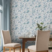 LAURA ASHLEY Vliestapete "YEWLAND" floral glatt Design Tapeten von Laura Ashley