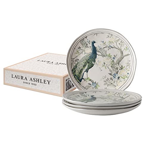 Laura Ashley Artisan Collectables Geschenkset 4 Speiseteller 26 cm Belvedere Earthenware fine von Laura Ashley