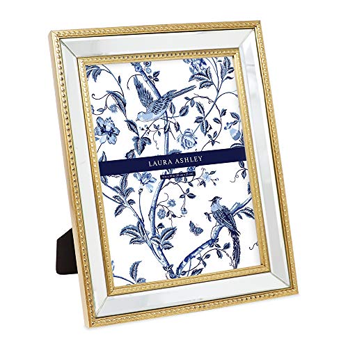 Laura Ashley Bilderrahmen, 20,3 x 25,4 cm, goldfarben, verspiegelt, mit Perlenrand, zur Wandmontage, für Tischdekoration, Fotogalerie und Wandkunst, 20,3 x 25,4 cm, goldfarben Laura Ashley Bilderrahmen, 20,3 x 25,4 cm, goldfarben, verspiegelt, mit Perlenrand, zur Wandmontage, für Tischdekoration, Fotogalerie und Wandkunst, 20,3 x 25,4 cm, goldfarben von Laura Ashley