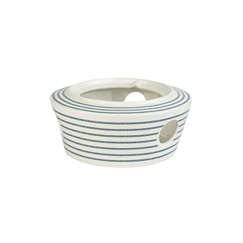 Laura Ashley Blueprint Collectables Teelicht -Candy Stripestreifen Porzellan von Laura Ashley