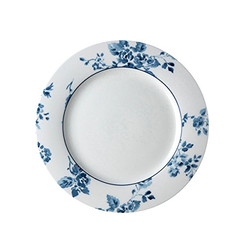 Laura Ashley - Dessertteller - China Rose - blau/Weiss - Ø 23cm - New Bone China Porzellan von Laura Ashley