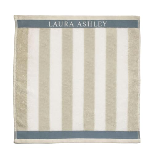 Laura Ashley - Küchentuch - Frottier Cobblestone Stripe Vertical - 50x50 cm von Laura Ashley